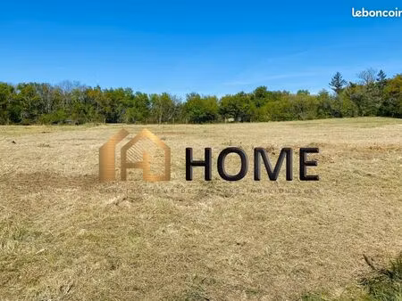 terrain 750 m² cursan