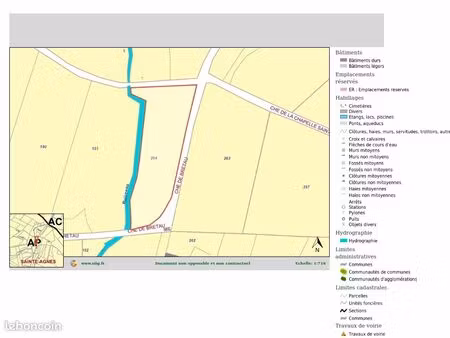 terrain non constructible