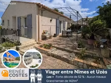 maison en viager 3 pièces 90 m²