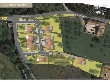 terrain 502 m² uzes