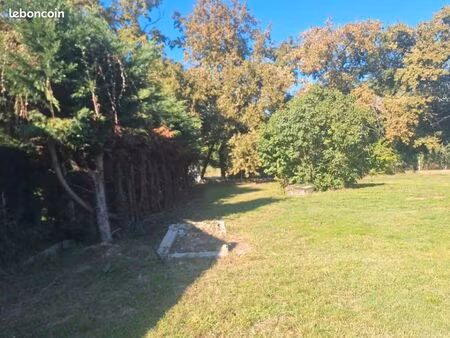 terrain 1 000 m² pelleport