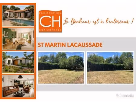 terrain 580 m² saint martin lacaussade