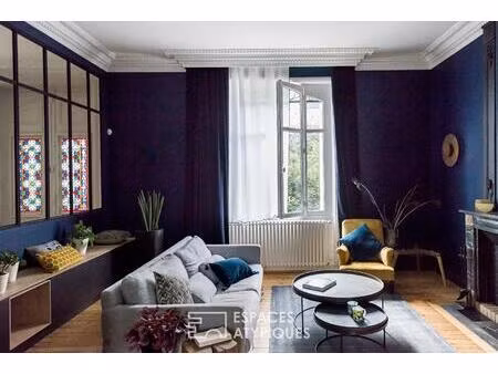 maison bourgeoise années 30 rénovée avec piscine - nantes longchamp