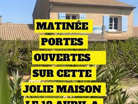 belle maison de 103 m2 avec travaux récents  grande terrasse  garage  sur un terrain pisci