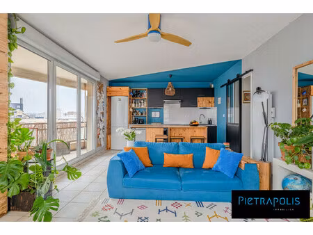 t3 lumineux 56 m² avec grand balcon et stationnement privatif