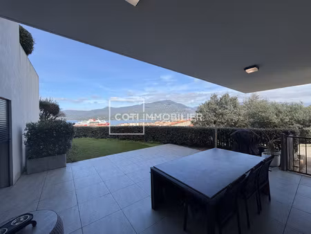 propriano - 4 pieces vue mer avec jardinet et garage - 110m2