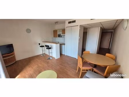 vendu loué - t2 44 m2 - terrasse - très calme