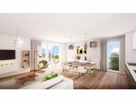 joli t3 avec beau balcon dans copropriété arborée