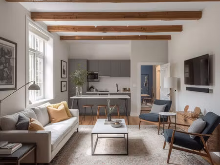 appartement type t3 en rez-de-jardin