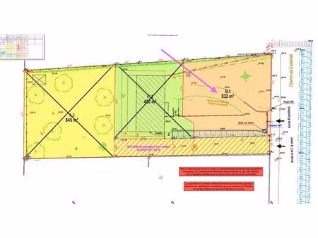 terrain à bâtir proche leclerc rouffiac