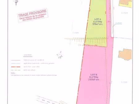terrain 2183 m² locronan