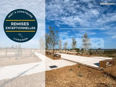 terrain 575 m² prêt à construire vendres 34350