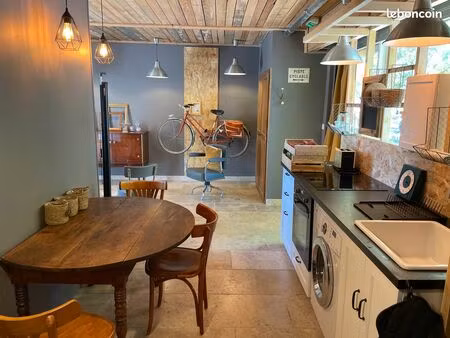 appartement meublé avec jardin