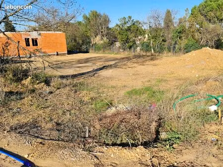 terrain 745 m2 libre constructeur saint jean de védas