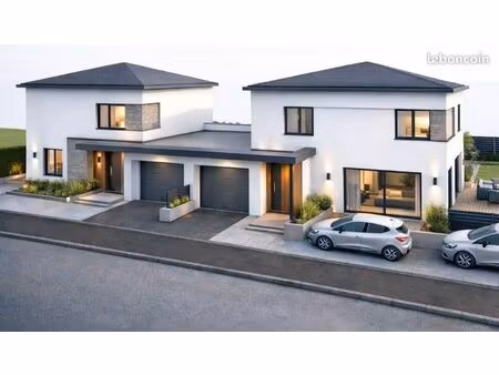 résidence contemporaine jumelée■élégance architecturale & liberté de personnalisation