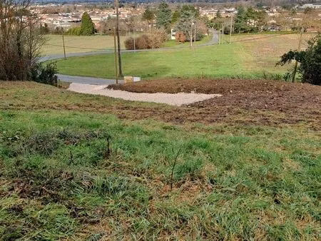 terrain constructible estillac 930 m2