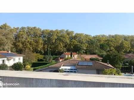 appartement - 4 pièces - immense terrasse vue canal du midi