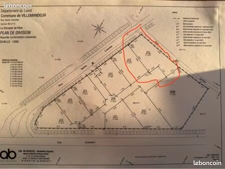 terrain à villemandeur