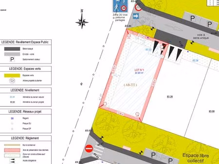 terrain viabilisé lot n°1