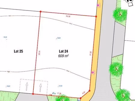 terrain 609 m² tigy