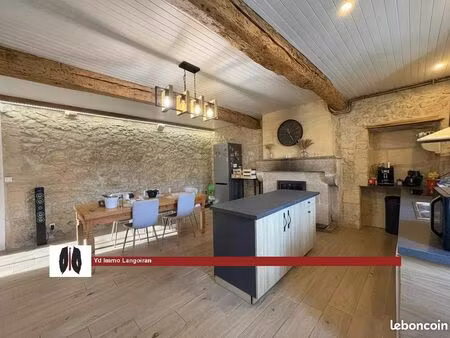 maison de village 105 m² langoiran