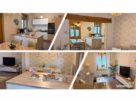 maison semi mitoyenne de 126m2 habitable avec piscine + 70m2 de cave