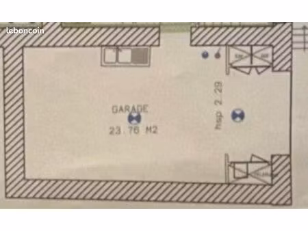 garage  centre de ruffey  sur seille  24 m²