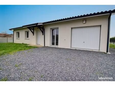 exclusivité- maison construite 2023 - rt 2012- garage