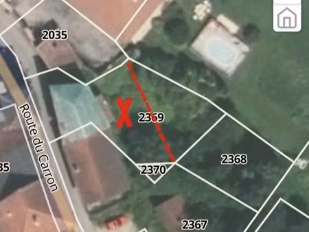 terrain 610m² à vendre