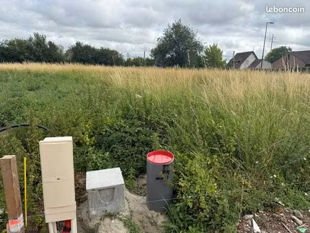 terrain de 1101m2 borné et viabilisé