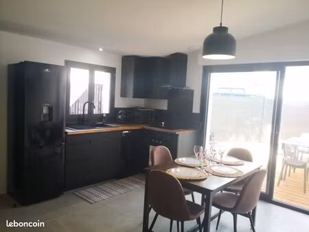 maison 2024 meublée centre mimizan pleine propriété terrasse portail électrique