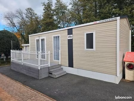 mobil home + terasse