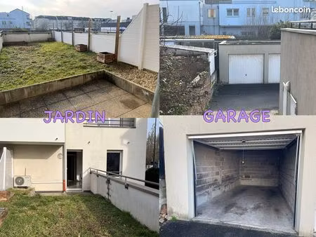 appartement 2 pièces - jardin - terrasse - cave