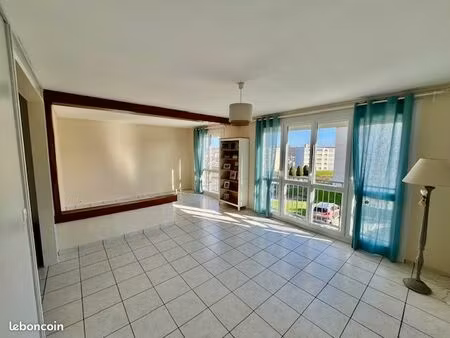 pap la maine maromme 76150 appartement t4 - 71 m2 - 2 chambres  traversant  très lumineux 