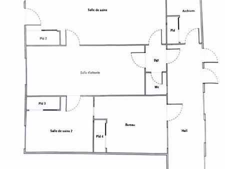 local d'activités 78 m² seichamps
