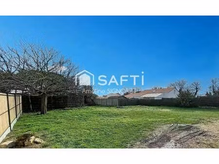 vente terrain bord de mer à barbâtre (85630) : à vendre bord de mer / 563m² barbâtre