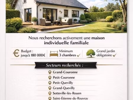 recherche maison – achat rapide possible