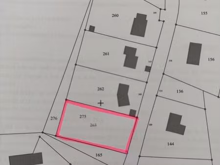 terrain 1252 m² mieuxce