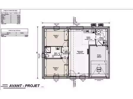 maison 2 pièces 50 m²