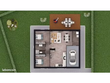 maison 3 pièces 69 m²