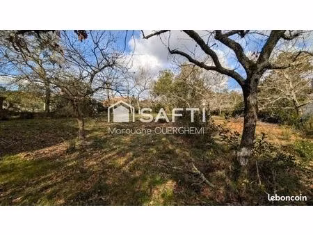 terrain 1150 m² lanton