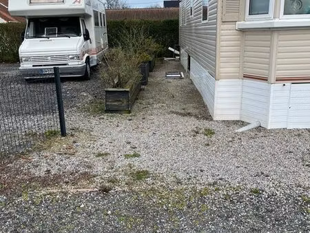 très beau mobil home avec terrasses + chalet habitable à l année