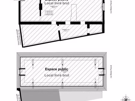 local bureaux 126 m²