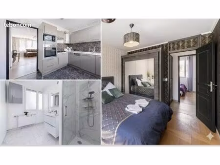 appartement 78 m² entièrement rénové – 3 chambres – rez-de-chaussée – dpe d