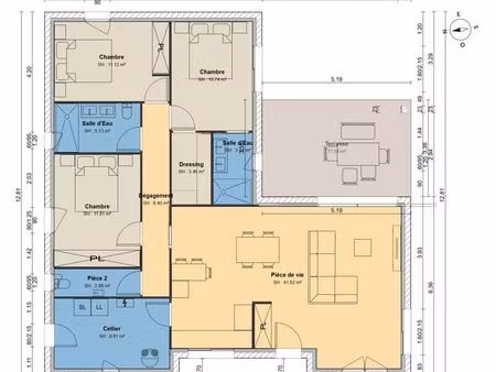 maison 4 pièces 83 m²