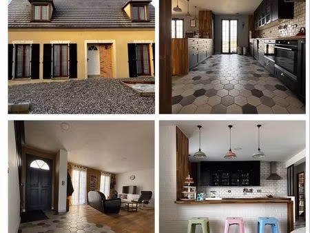 maison individuelle plain-pied 5 pièces 142m2 avec sous-sol intégral