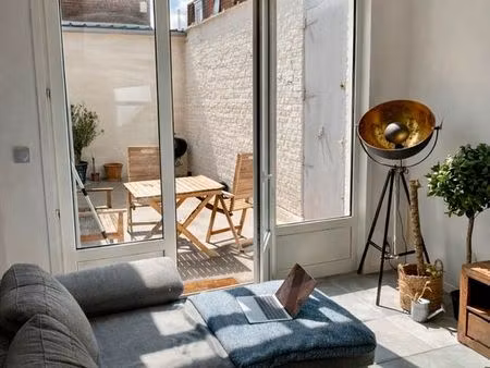 appartement t3 - 56m2 - centre ville - terrasse de 20m2