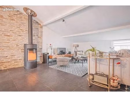 saint-fiacre-sur-maine – maison 3 pièces – ancien presoir – charme de l’ancien & confort m