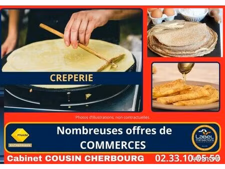 fonds de commerce crêperie avranches