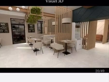 rare – restaurant clé en main – emplacement n°1 bourgoin-jallieu